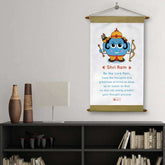 Scroll with Be Like Lord Ram Printed